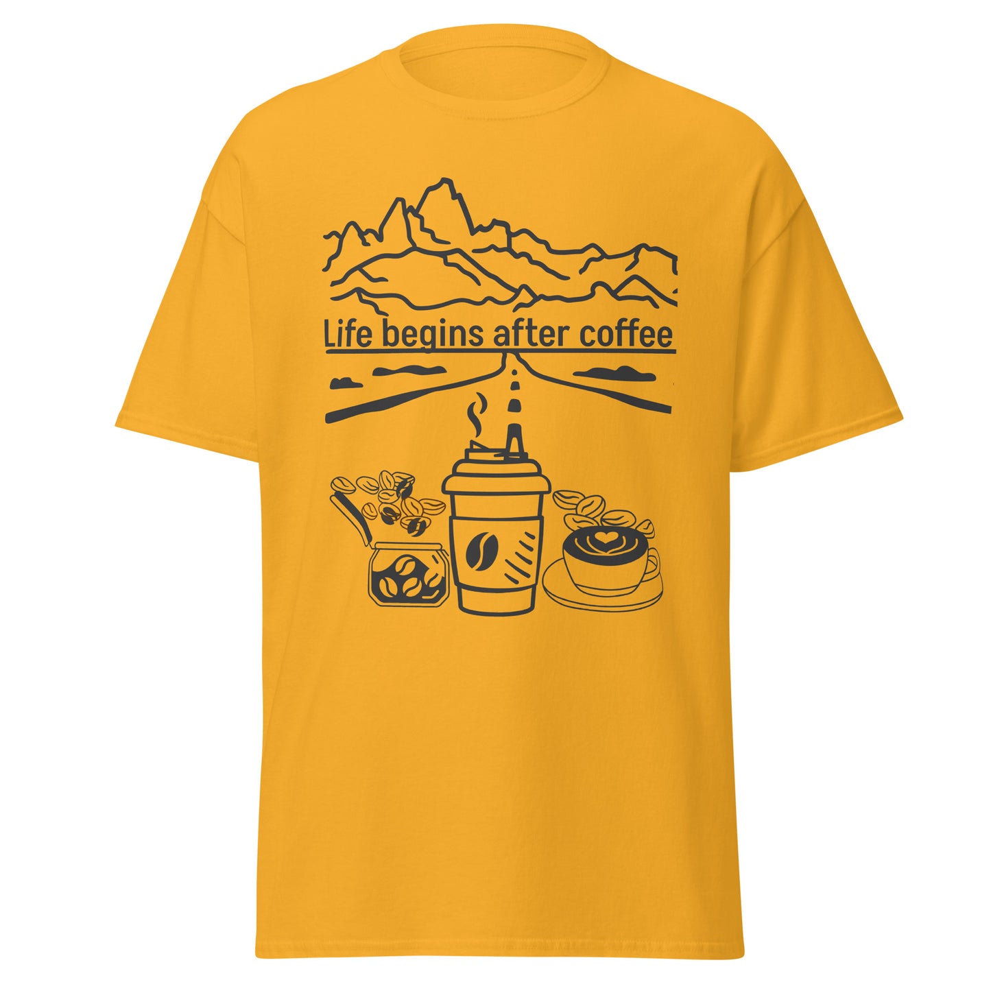 Life Begins After coffee T-Shirt