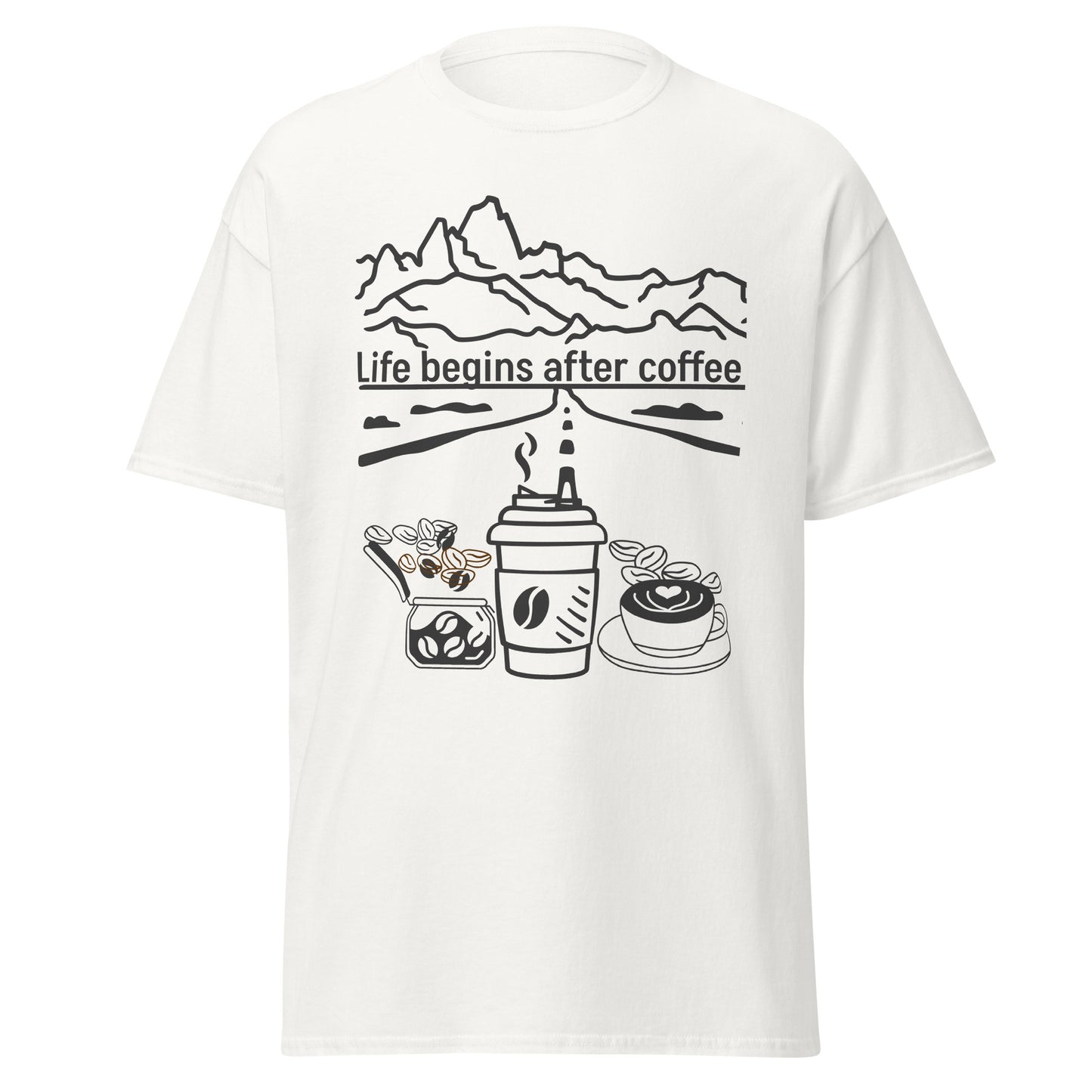 Life Begins After coffee T-Shirt