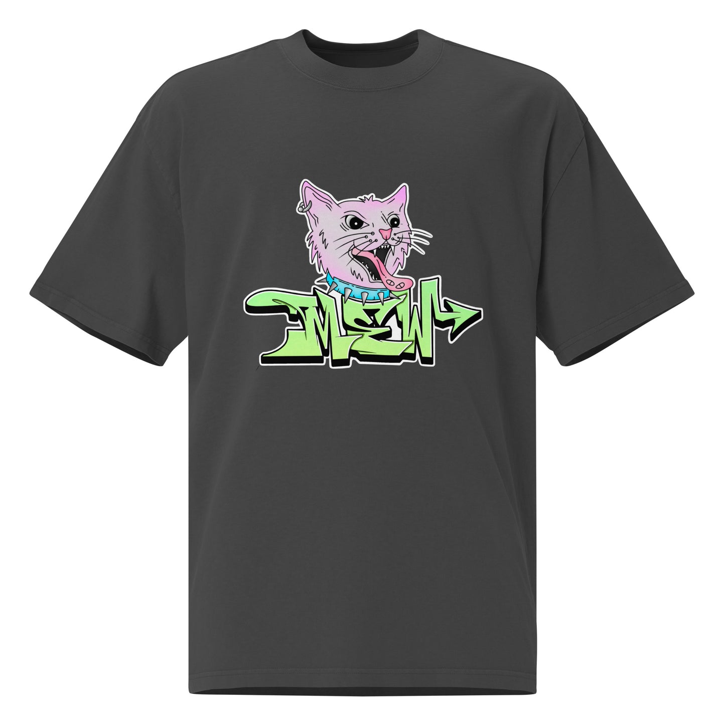 Mew Graffiti By Kan (Front) Oversized T-Shirt