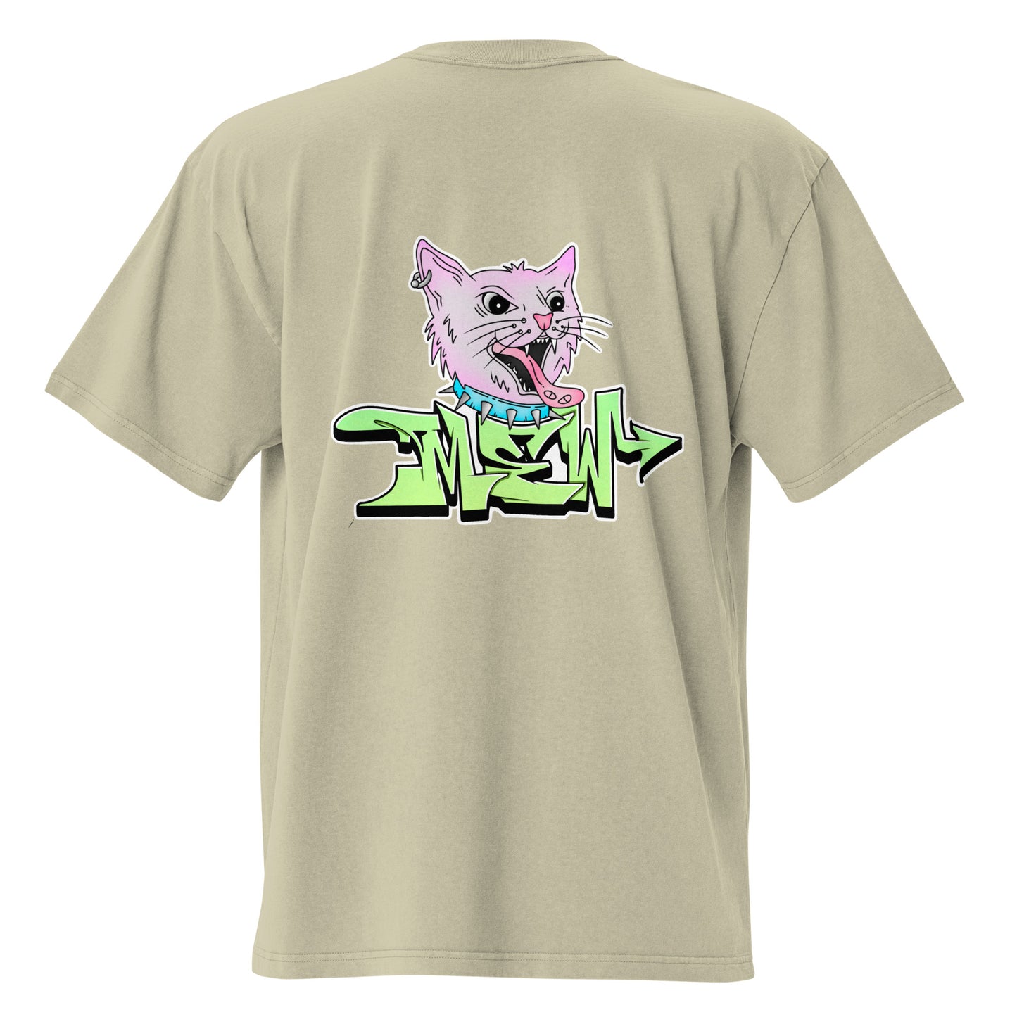 Mew Graffiti By Kan (Front-Back) Oversized T-Shirt