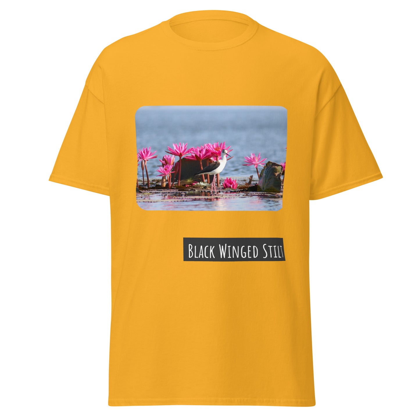 Black Winged Stilt T-Shirt