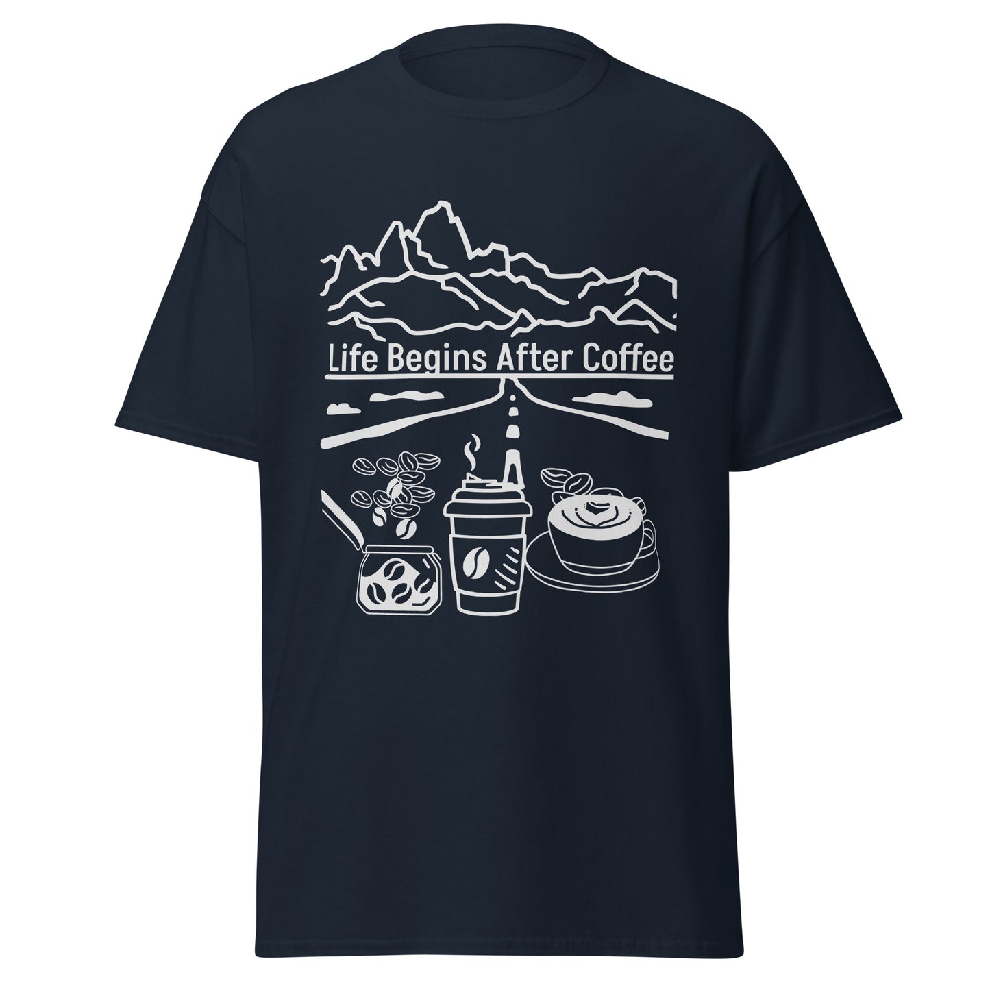 Life Begins After coffee T-Shirt