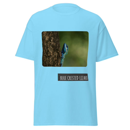 Blue Crested Lizard T-Shirt
