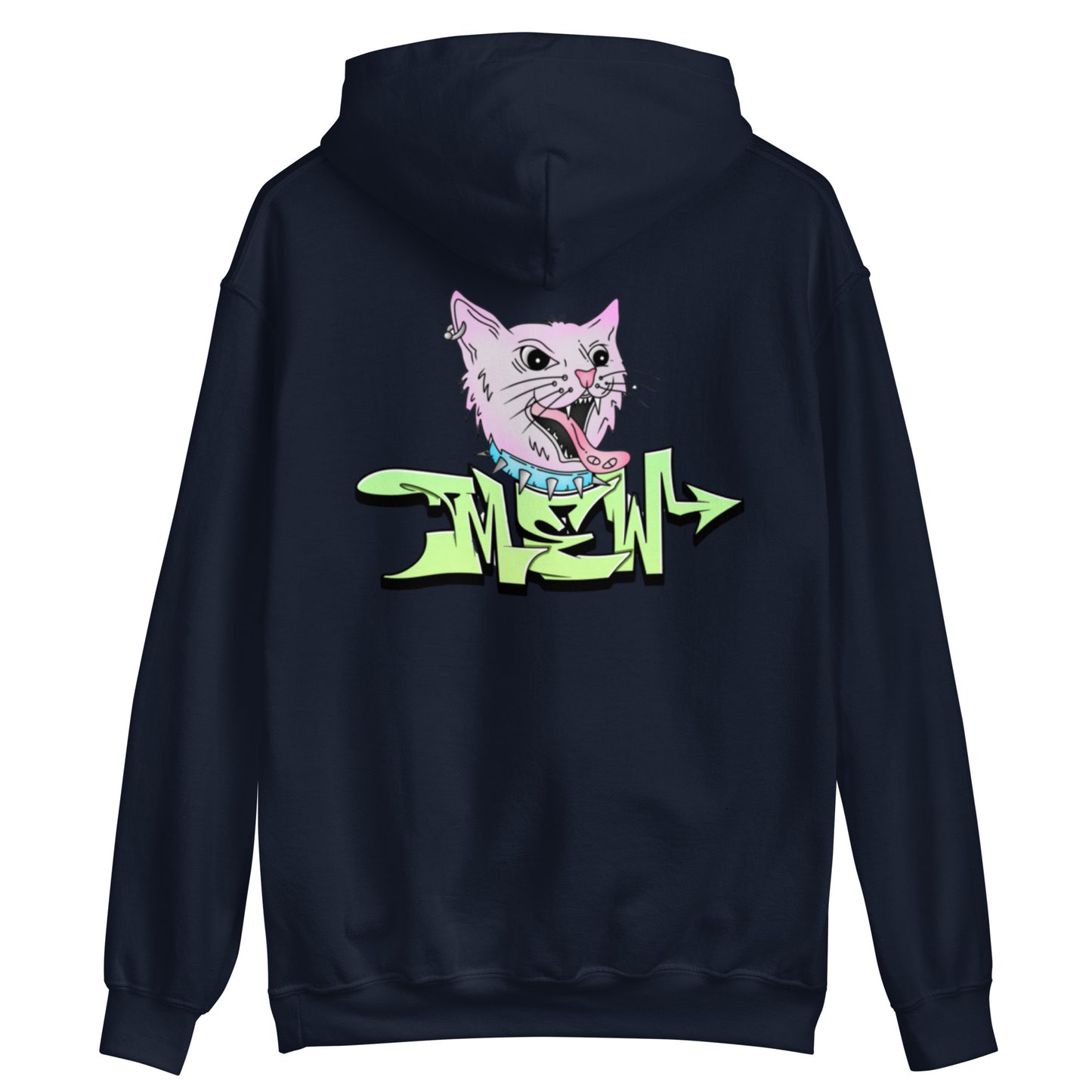 Mew Graffiti By Kan (Front-Back) Hoodie