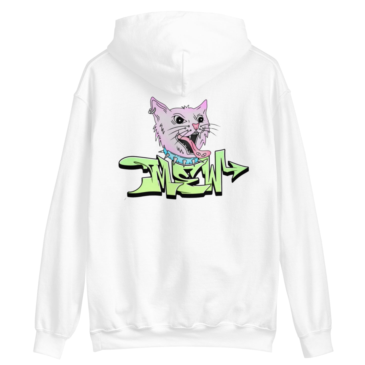 Mew Graffiti By Kan (Front-Back) Hoodie