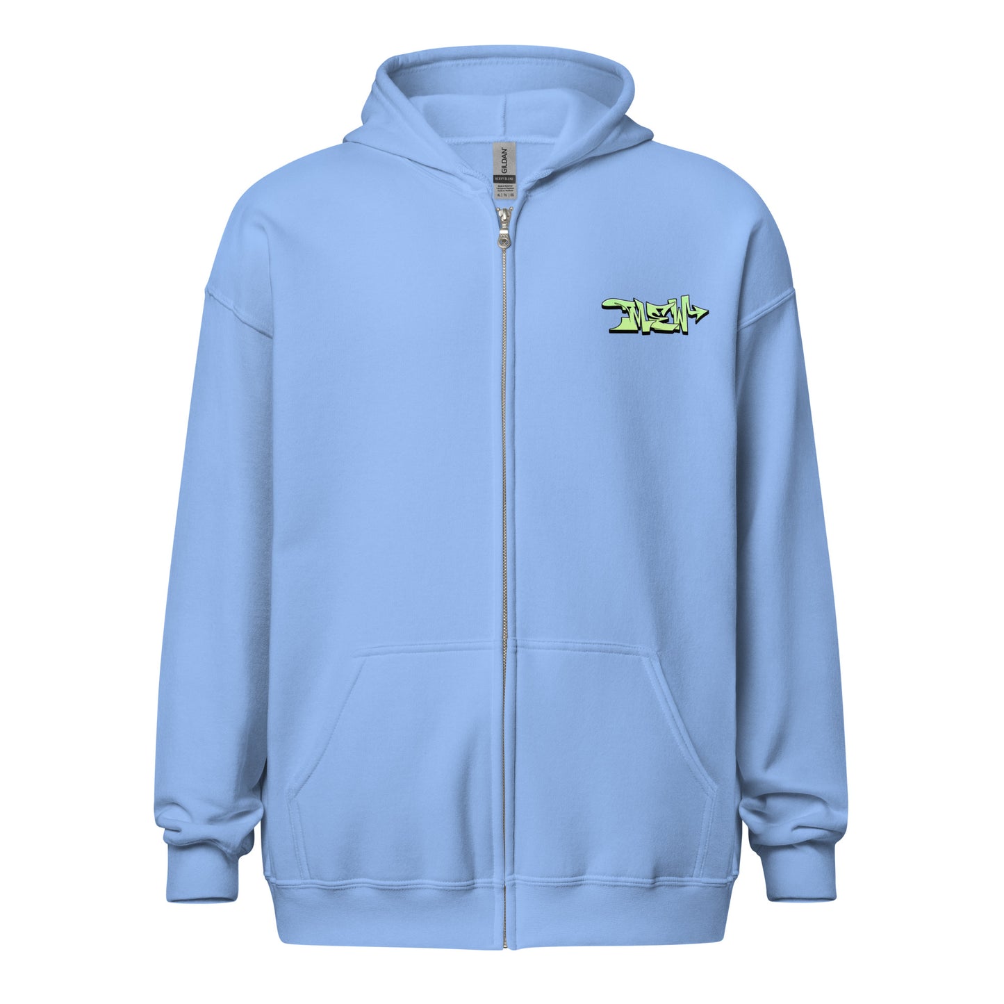 Mew Graffiti By Kan (Front-Back) Zip Hoodie