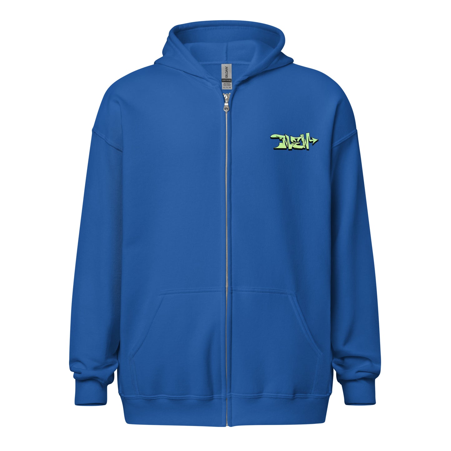 Mew Graffiti By Kan (Front-Back) Zip Hoodie