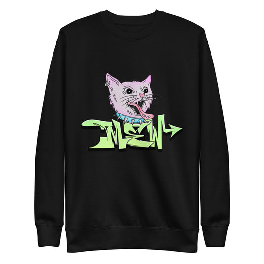 Mew Graffiti By Kan (Front-Big) Premium Sweatshirt