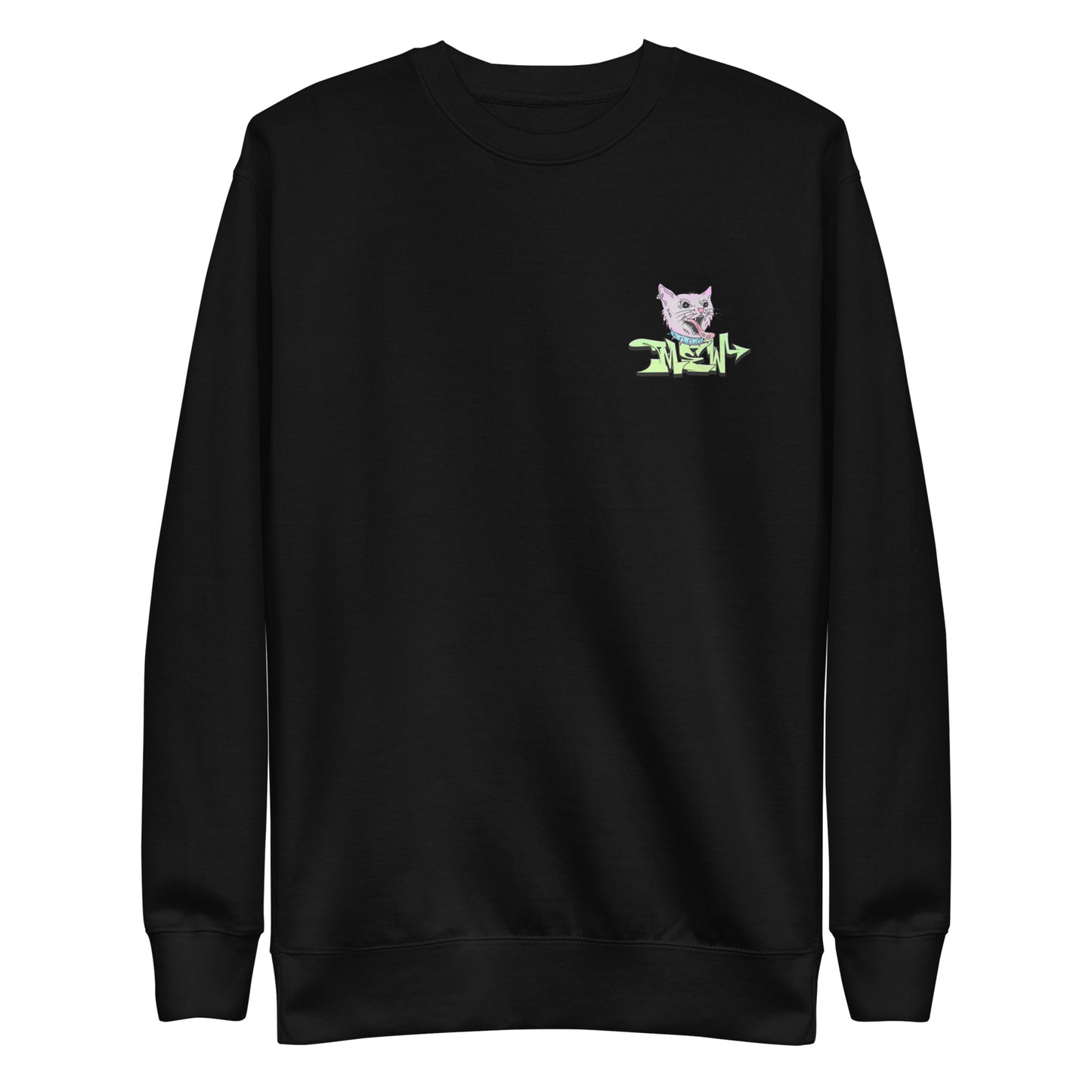 Mew Graffiti By Kan (Front-Up) Premium Sweatshirt