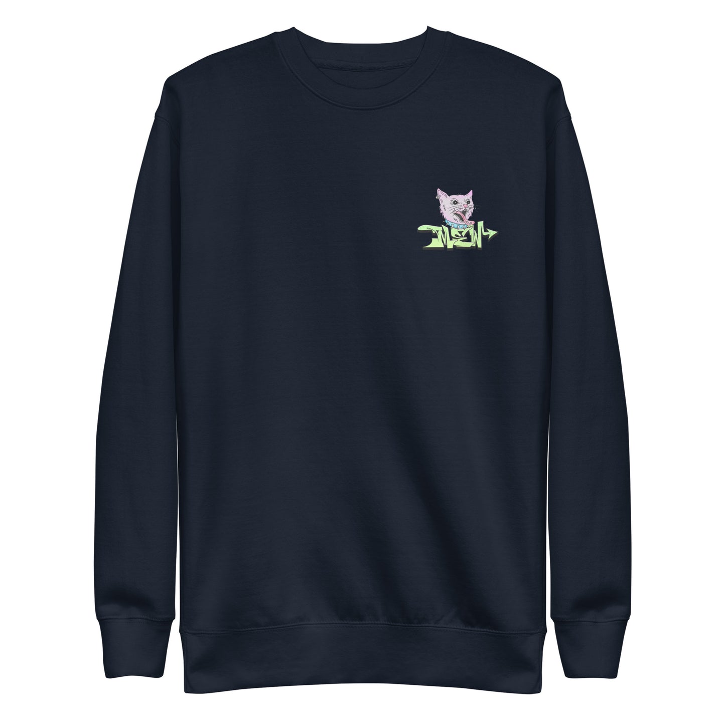 Mew Graffiti By Kan (Front-Up) Premium Sweatshirt