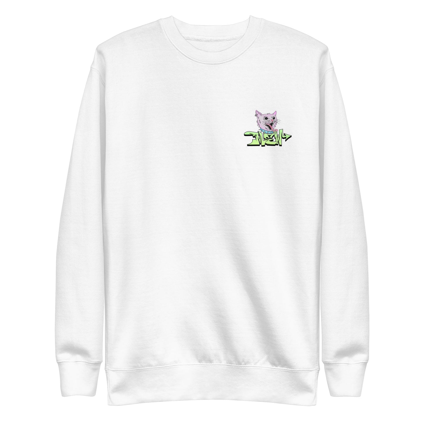 Mew Graffiti By Kan (Front-Up) Premium Sweatshirt