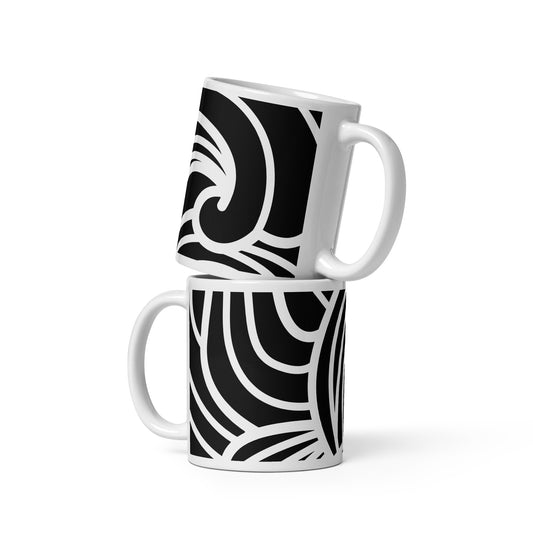Black Wave Mug
