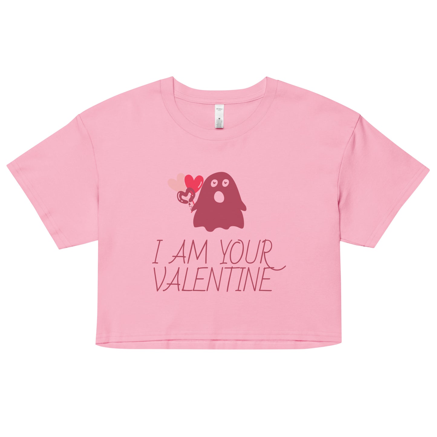 I Am Your Valentine Crop Top