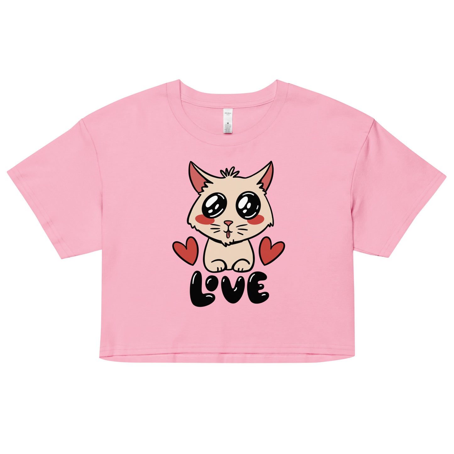 Cat love Crop Top