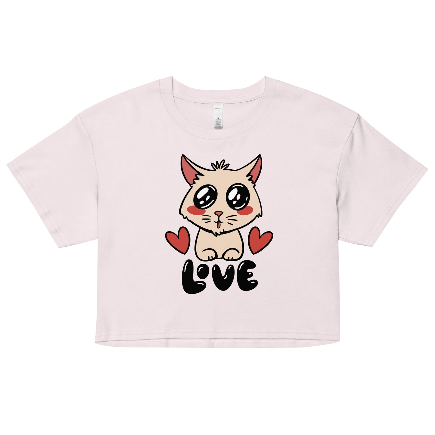 Cat love Crop Top